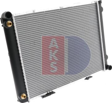 AKS Dasis 120230N - Radiator, engine cooling autospares.lv