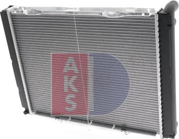 AKS Dasis 120230N - Radiator, engine cooling autospares.lv