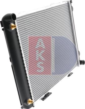 AKS Dasis 120230N - Radiator, engine cooling autospares.lv