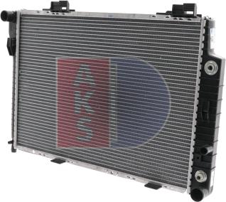 AKS Dasis 120790N - Radiator, engine cooling autospares.lv