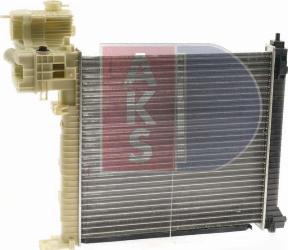 AKS Dasis 121950N - Radiator, engine cooling autospares.lv