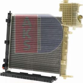 AKS Dasis 121950N - Radiator, engine cooling autospares.lv