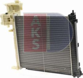 AKS Dasis 121950N - Radiator, engine cooling autospares.lv