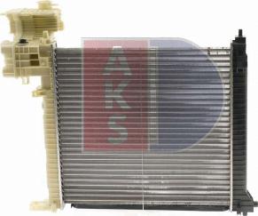 AKS Dasis 121950N - Radiator, engine cooling autospares.lv