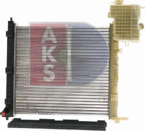 AKS Dasis 121950N - Radiator, engine cooling autospares.lv