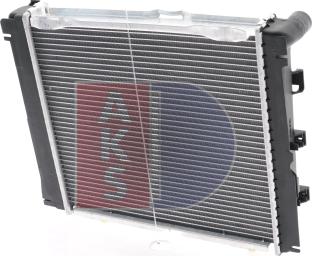 AKS Dasis 121440N - Radiator, engine cooling autospares.lv