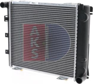 AKS Dasis 121440N - Radiator, engine cooling autospares.lv