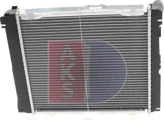 AKS Dasis 121440N - Radiator, engine cooling autospares.lv