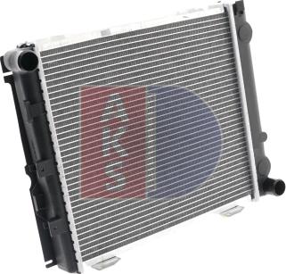 AKS Dasis 121440N - Radiator, engine cooling autospares.lv