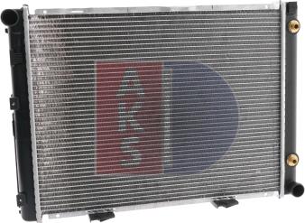 AKS Dasis 121580N - Radiator, engine cooling autospares.lv