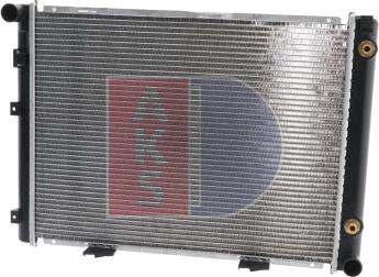 AKS Dasis 121580N - Radiator, engine cooling autospares.lv