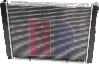 AKS Dasis 121580N - Radiator, engine cooling autospares.lv