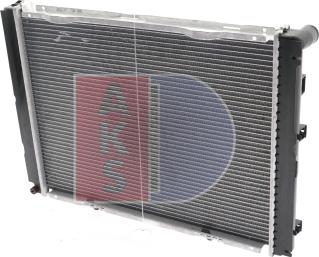 AKS Dasis 121580N - Radiator, engine cooling autospares.lv