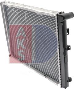 AKS Dasis 121580N - Radiator, engine cooling autospares.lv