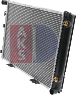 AKS Dasis 121580N - Radiator, engine cooling autospares.lv