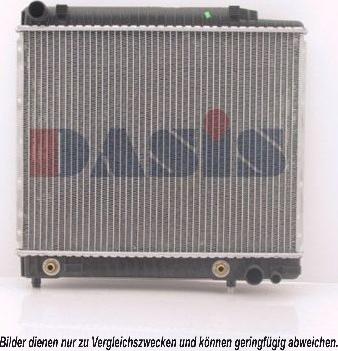 AKS Dasis 121690N - Radiator, engine cooling autospares.lv