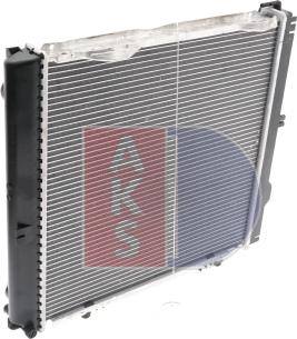 AKS Dasis 121640N - Radiator, engine cooling autospares.lv