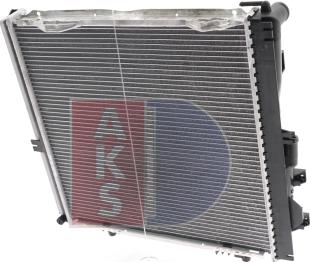 AKS Dasis 121640N - Radiator, engine cooling autospares.lv