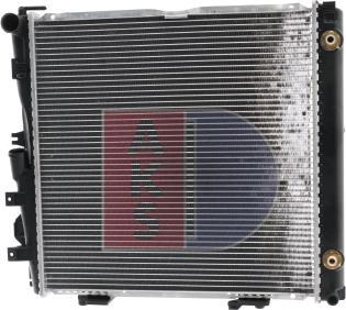 AKS Dasis 121640N - Radiator, engine cooling autospares.lv