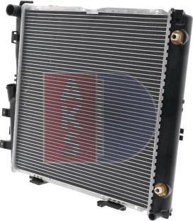 AKS Dasis 121640N - Radiator, engine cooling autospares.lv