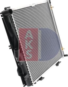 AKS Dasis 121640N - Radiator, engine cooling autospares.lv