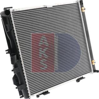 AKS Dasis 121640N - Radiator, engine cooling autospares.lv