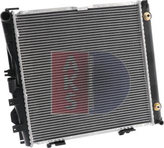 AKS Dasis 121640N - Radiator, engine cooling autospares.lv