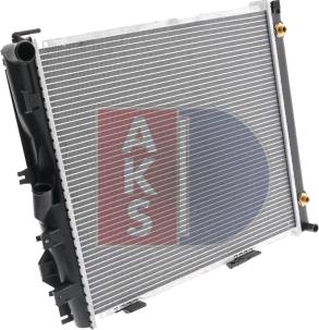 AKS Dasis 121650N - Radiator, engine cooling autospares.lv