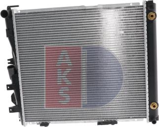 AKS Dasis 121650N - Radiator, engine cooling autospares.lv