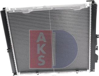 AKS Dasis 121650N - Radiator, engine cooling autospares.lv