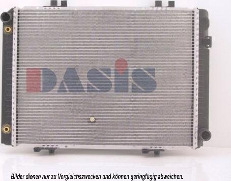 AKS Dasis 121620N - Radiator, engine cooling autospares.lv