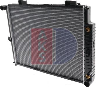 AKS Dasis 121040N - Radiator, engine cooling autospares.lv