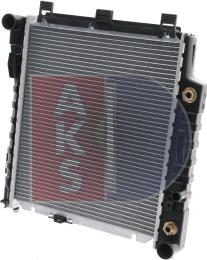 AKS Dasis 121010N - Radiator, engine cooling autospares.lv