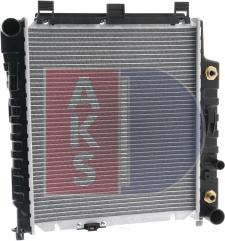 AKS Dasis 121010N - Radiator, engine cooling autospares.lv