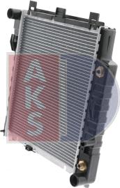 AKS Dasis 121010N - Radiator, engine cooling autospares.lv