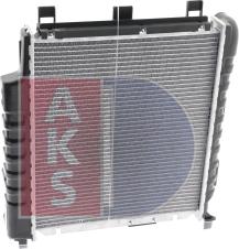 AKS Dasis 121010N - Radiator, engine cooling autospares.lv