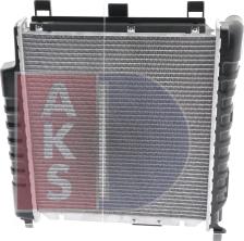 AKS Dasis 121010N - Radiator, engine cooling autospares.lv