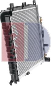 AKS Dasis 121010N - Radiator, engine cooling autospares.lv