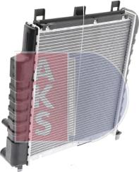 AKS Dasis 121010N - Radiator, engine cooling autospares.lv