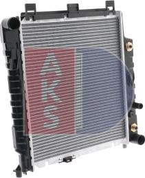 AKS Dasis 121010N - Radiator, engine cooling autospares.lv