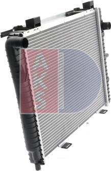 AKS Dasis 121120N - Radiator, engine cooling autospares.lv