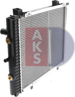 AKS Dasis 121120N - Radiator, engine cooling autospares.lv