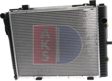 AKS Dasis 121120N - Radiator, engine cooling autospares.lv