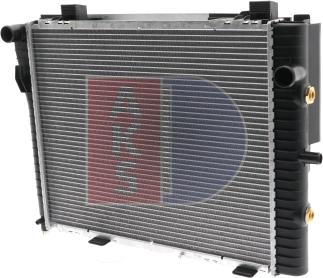 AKS Dasis 121120N - Radiator, engine cooling autospares.lv