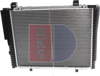 AKS Dasis 121120N - Radiator, engine cooling autospares.lv