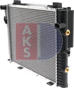 AKS Dasis 121120N - Radiator, engine cooling autospares.lv