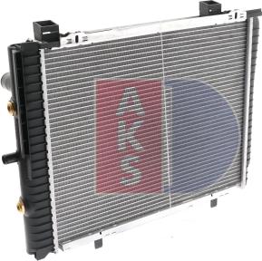 AKS Dasis 121120N - Radiator, engine cooling autospares.lv