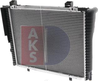 AKS Dasis 121120N - Radiator, engine cooling autospares.lv