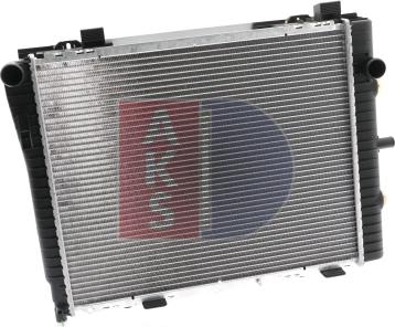 AKS Dasis 121120N - Radiator, engine cooling autospares.lv