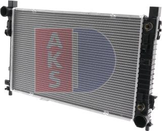 AKS Dasis 121890N - Radiator, engine cooling autospares.lv
